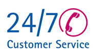 24/7 customer service